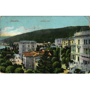 1913 Abbazia, Opatija; Amalien Villa (EK)