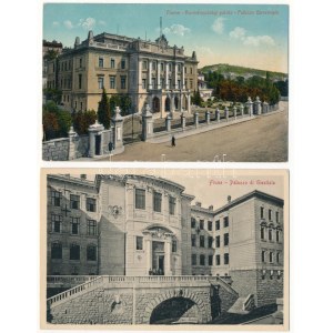 Fiume, Rijeka; - 2 db régi képeslap / 2 pre-1945 postcards
