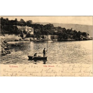 1901 Volosko, Volosca (Abbazia, Opatija); Villa Minach