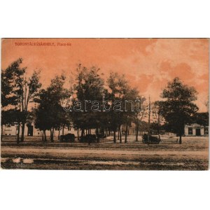 Torontálvásárhely, Develák, Debelják, Debeljaca; Piac tér, üzletek / shops, square (EK)