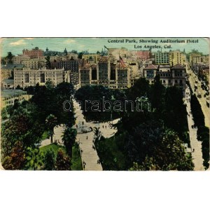 1911 Los Angeles (California), Central Park, Showing Auditorium Hotel (Rb)
