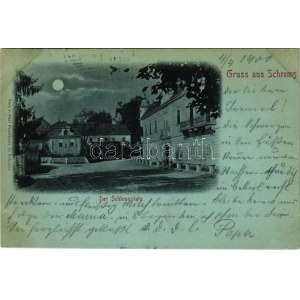 1900 Schrems, Der Schlossplatz / castle (EK)