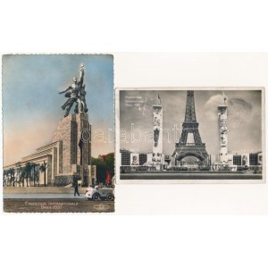 1937 Paris, Exposition Internationale - 2 postcards