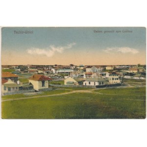 Techirghiol - 6 db régi román város képeslap / 6 pre-1945 Romanian town-view postcards