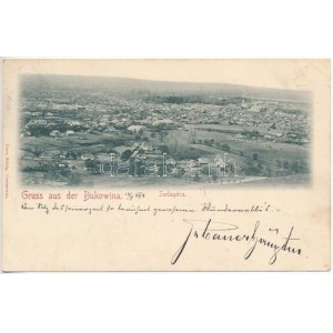 1898 (Vorläufer) Sadhora, Sadagóra, Sadigura; Gruss aus der Bukowina. Verlag Leon König (Czernowitz) (EK...