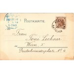 1898 (Vorläufer) Kaiserliche Marine Kreuzer Kaiserin Augusta Norwegischer Fjord. Meissner ...