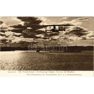 Ital. Kriegsschaupl.: K.u.k. Kriegsmarine Seeflugzeuge belegen Ancona mit Bomben / WWI Austro-Hungarian Navy seaplane...