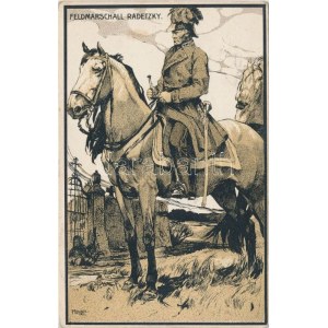 Feldmarschall Joseph Radetzky von Radetz s: F. Roubal (EK)