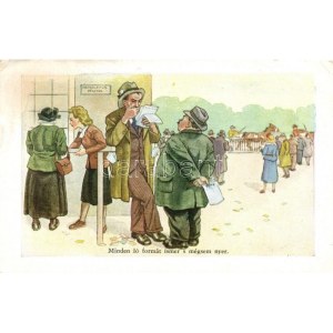 Minden ló formát ismer s mégsem nyer. / Horse racing, humour (EB)