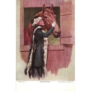 Good morning lady and horse, No. 305-2.