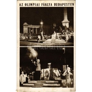Budapest XIV. Az Olimpiai fáklyastaféta Budapesten. Az 1936-os berlini olimpia, Gróf Takách...