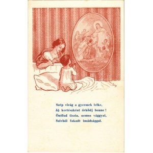Szép virág a gyermek lelke... Kiadja az Országos Stefánia Szövetség az anyák és csecsemők védelmére ...