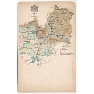 Ung vármegye térképe. Kiadja Károlyi Gy. / Uzská zupa / Map of Ung County (EM)
