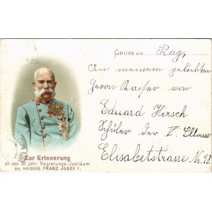 1898 (Vorläufer) Zur Erinnerung an das 50 jähr. Regierungs-Jubiläum des Kaiser Franz Josef I. ...