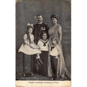 Familie d'archiduc Ferdinand d'Este / Ferenc Ferdinánd és családja / Archduke Franz Ferdinand and his family (fl...