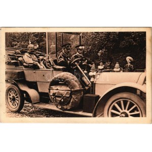 1911 II. Vilmos császár autóban / Unser Kaiserhaus, Der Kaiser / Wilhelm II in automobile