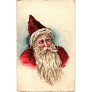 Mikulás - kézzel festett üdvözlet / Saint Nicholas - hand-painted greeting