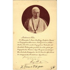 1913 X. Piusz pápa / Pope Pius X (Rb)