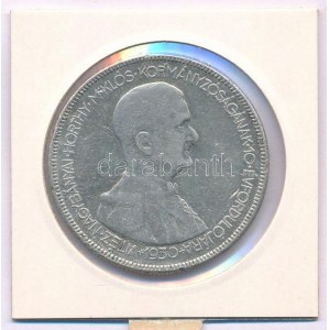 1930. 5P Ag Horthy jobbra T:F karc, ph Adamo P8