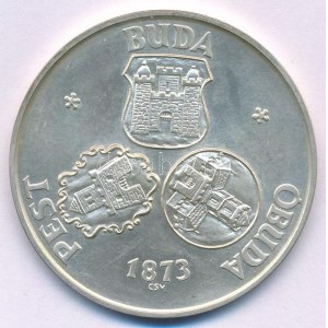 Csucs Viktória (1934-) 1973. Pest - Buda - Óbuda - 1873 / Budapest 1973 - Pro memor urbe centen...