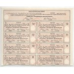 Szombathely 1938. Szombathelyi Takarékpénztár Részvénytársaság részvénye 50P-ről, szelvényekkel, szárazpecséttel (2x...