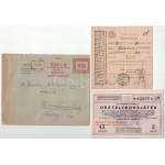 1939. 42. Magyar Királyi Osztálysorsjáték második osztály egynyolcad sorsjegye bélyegzéssel, vízjeles papíron ...