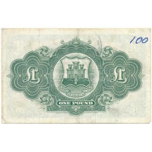 Gibraltár 1965. 1P T:F Gibraltar 1965. 1 Pound C:F Krause P#18.a