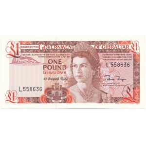 Gibraltár 1988. 1P T:UNC Gibraltar 1988. 1 Pound C:UNC Krause P# 20