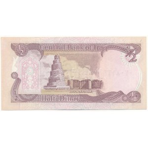 Irak 1993. 1/2D T:UNC Iraq 1993. 1/2 Dinar C:UNC Krause P#78