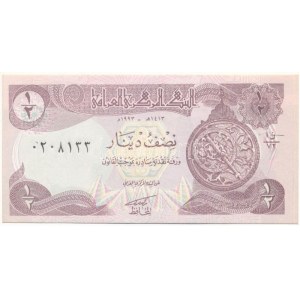 Irak 1993. 1/2D T:UNC Iraq 1993. 1/2 Dinar C:UNC Krause P#78