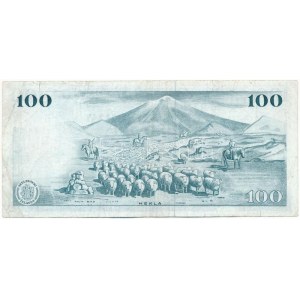 Izland 1974-1980. (1961) 100K T:F kis szakadás Iceland 1974-1980. (1961) 100 Kronur C:F small tear Krause P...