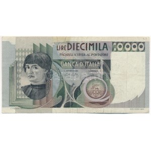 Olaszország 1976. 10.000L T:F,VG beszakadások Italy 1976. 10.000 Lire C:F,VG tears Krause P#106
