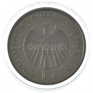 Németország 2005G 10E Ag Labdarúgó VB T:PP Germany 2005G 10 Euro Ag World Cup Soccer C:PP Krause KM...
