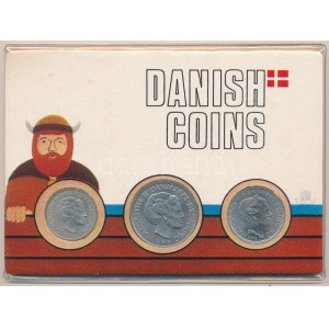 Dánia 1982. 5ö - 10K (6xklf) forgalmi sor karton dísztokban T:UNC patina Denmark 1982. 5 Öre - 10 Kroner (6xdiff...