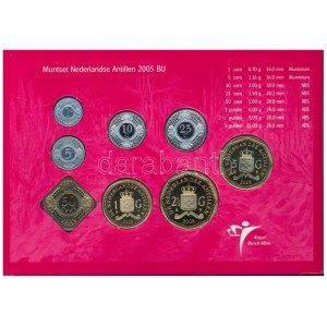 Holland Antillák 2005. 1c - 5G (8xklf) forgalmi sor szettben, karton dísztokban T:BU Netherlands Antilles 2005...