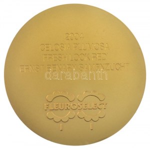 Németország 2004. Fleuroselect kétoldalas fém emlékérem, hátoldalán gravírozással (60mm) T:UNC Germany 2004. ...