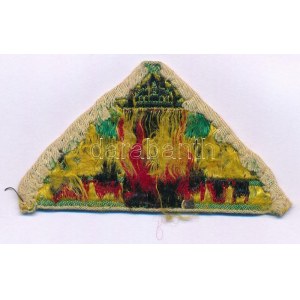 DN Hungária textil anyagú cserkész felvarró (46x83mm) T:XF