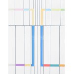 Ottó László (1966-): Yantra-ipsum (2), 2014. Akril, vászon, jelzett a hátoldalán. 75×75 cm / Acrylic on canvas...