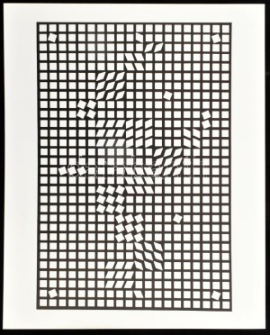 Vasarely Victor (1908-1997): Corpusculaires. Szitanyomat, papír. Jelzés nélkül. Neuchatel, 1973, Éditions du Griffon...