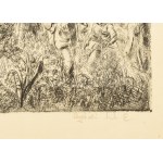 Aszódi Weil Erzsébet (1901-1976): Jalta. rézkarc, papír, jelzett, 29x39 cm
