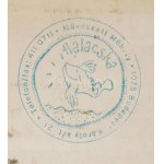 B. Hajdú László (1926-1998): Női portré. Vegyes technika, papír, jelezve jobra lent. Dekoratív fakeretben, 28,5×20...