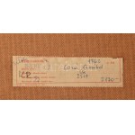Cora Erzsébet (1927-): Csendélet mézeskaláccsal. Olaj, farost, jelzett, hátoldalán Képcsarnok Vállalat címkéjével...