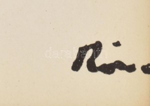 Rippl-Rónai József (1861-1927): Aktok. Cinkográfia, papír, jelzett a cinkográfián, paszpartuban...