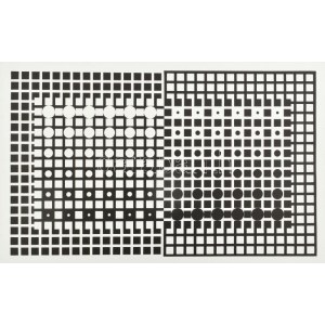 Vasarely Victor (1908-1997): CENTAURI-XXII. Heliogravűr, papír. Neuchatel, Éditions du Griffon kiadása. 32x19,5 cm. ...