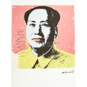 Andy Warhol (1928-1987): Mao Ce Tung - Mao Zhe Dong. Ofszet litográfia, papír, jelzett a nyomaton. Kézzel sorszámozott...