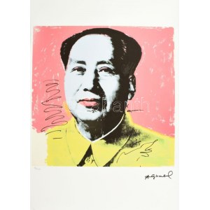 Andy Warhol (1928-1987): Mao. Ofszet litográfia, papír, jelzett a nyomaton. Kézzel sorszámozott: 22 /100...