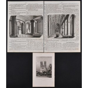 1858, 1861 L. Rohbock: A fóti szentegyház, Vasárnapi újság. Acélmetszet. A fóti templom belseje...