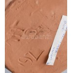 Mákszem Irén: Női alakos figurális szálváza. Jelzett, kis kopással, m: 34 cm