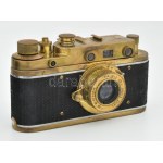 Leica Luftwaffe fényképezőgép Zorkij replika. Jó állapotban, de a zár szorul bőr tokkal