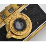 Leica Luftwaffe fényképezőgép Zorkij replika. Jó állapotban, de a zár szorul bőr tokkal